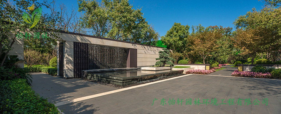 萬科觀承別墅園林綠化工程實景圖
