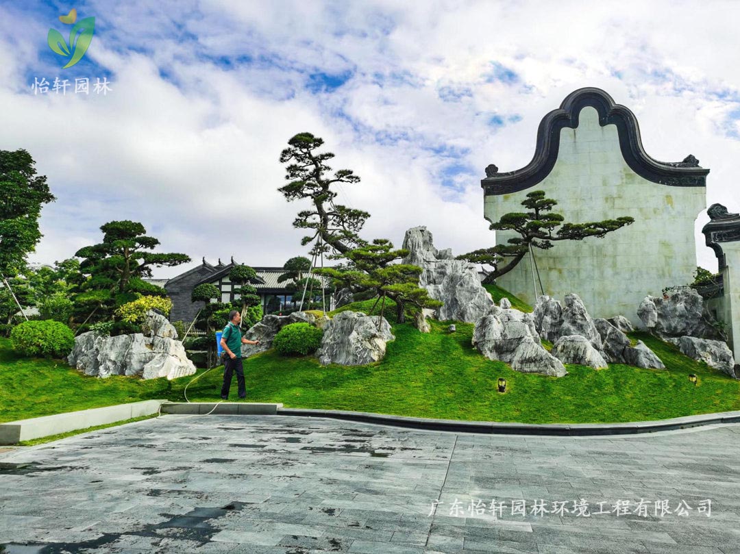 珠海橫琴島香洲埠別墅小區(qū)綠化養(yǎng)護(hù)